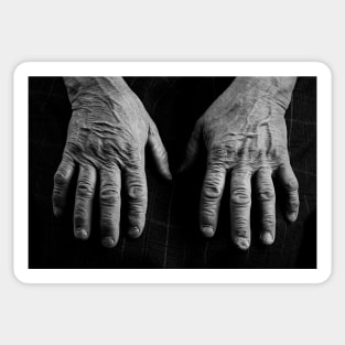 Old Hands Sticker